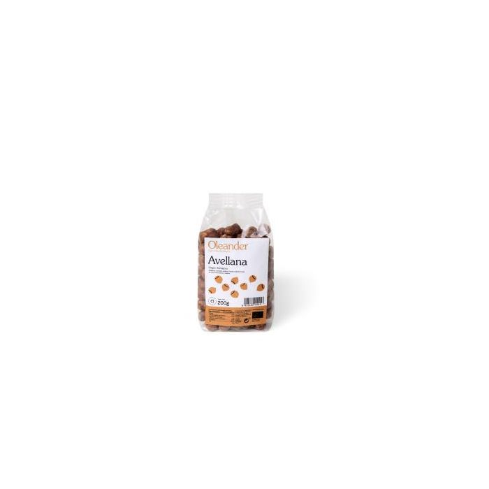 OLEANDER Avellana cruda ecológica con piel 200g. Sin gluten, sin lactosa, sin huevo, vegano. Alto valor nutricional.