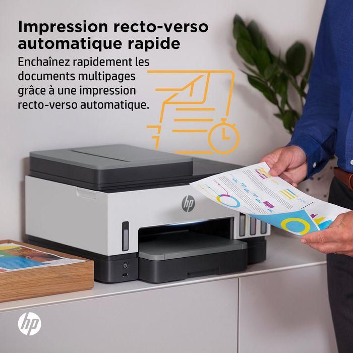 HP 28C02A Smart Tank 7605 Impresora Multifunción Tinta Recargable WiFi Dúplex Fax ADF Alto Volumen Pantalla Táctil Blanca 15