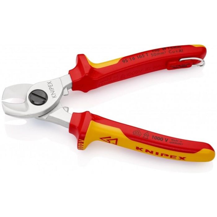 KNIPEX Kabelschere m. Befestigungsse 1