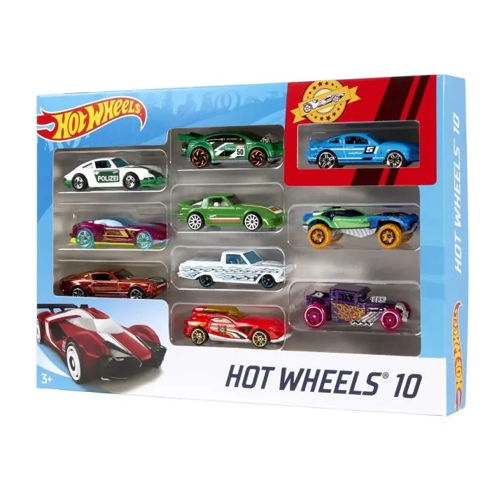 Mattel Coche Hot Wheels Pack 10 Unidades - Modelos Surtidos 3