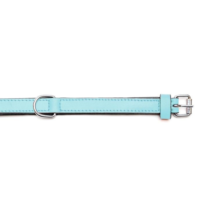 Collar Piel Acolchado 45 cm X 20 mm Azul 6 Collar Piel Acolchado 45 cm X 20 mm Azul 6
