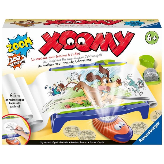 Ravensburger Maxi Xoomy Taller de Dibujo Creativo con Rodillo, Zoom 180%, 300+ Patrones y Rollo 6.5m - 6+ años 0 Ravensburger Maxi Xoomy Taller de Dibujo Creativo con Rodillo, Zoom 180%, 300+ Patrones y Rollo 6.5m - 6+ años 0