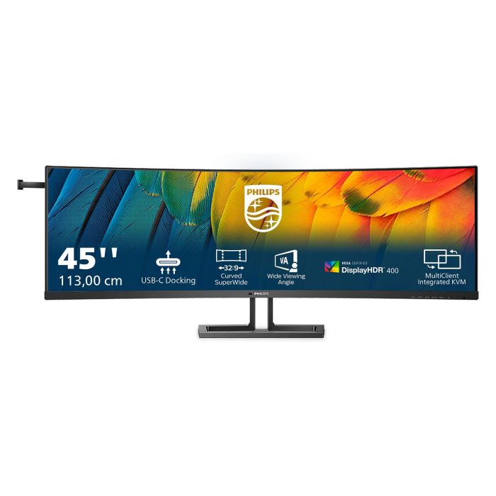 Philips 45B1U6900C Monitor Curvo 44.5" Ultrawide Dual Quad HD 5120x1440 32:9 4ms 75Hz 2xHDMI DP USB-C 100W 0 Philips 45B1U6900C Monitor Curvo 44.5" Ultrawide Dual Quad HD 5120x1440 32:9 4ms 75Hz 2xHDMI DP USB-C 100W 0