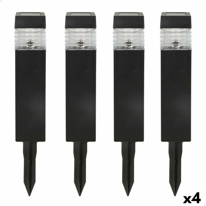 Set de estacas solares de jardín Aktive 4 Piezas Plástico 6 x 39,5 x 6 cm (4 Unidades) Set de estacas solares de jardín Aktive 4 Piezas Plástico 6 x 39,5 x 6 cm (4 Unidades)