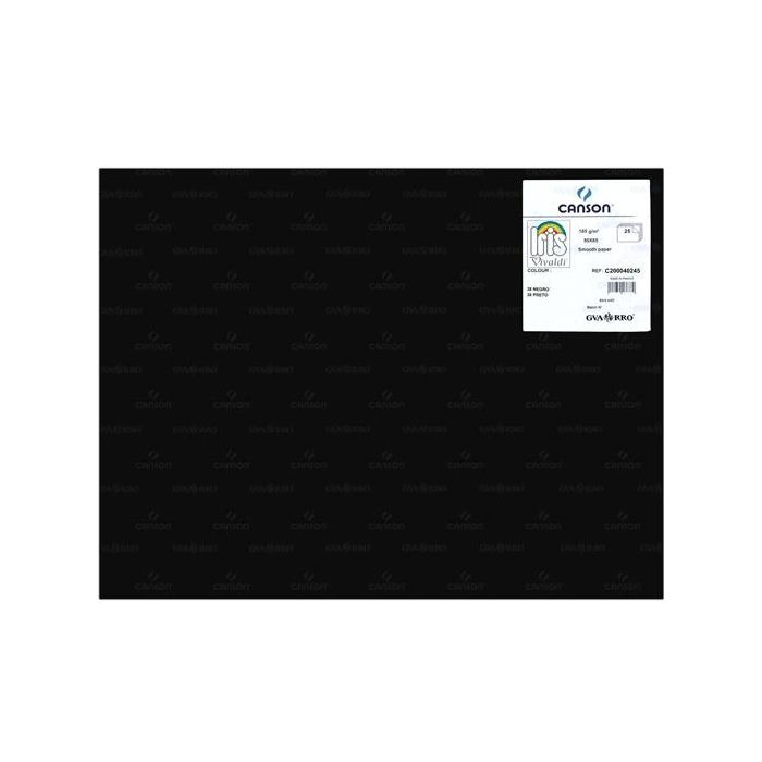 Iris Cartulina 50x65 cm 185 gr Negro -25U- Iris Cartulina 50x65 cm 185 gr Negro -25U-