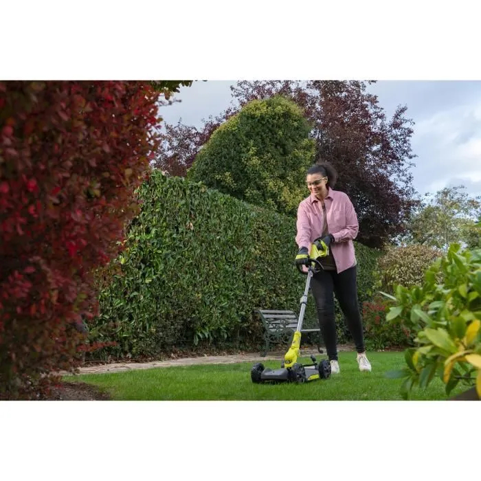 Ryobi Cortacésped autopropulsado RY18LMC30A-120 - 18V - Ancho de corte 30cm - Función mulching - Batería litio + cargador 4