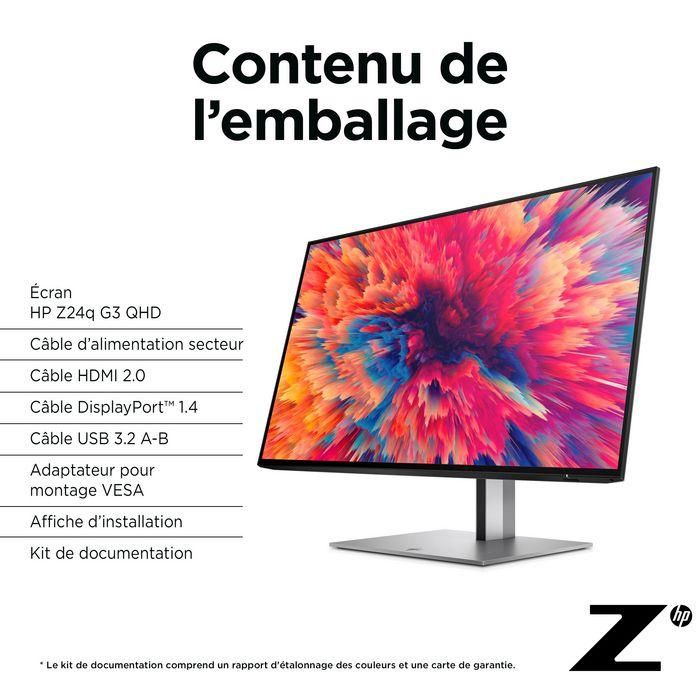 HP Z24q G3 QHD Display 22 HP Z24q G3 QHD Display 22