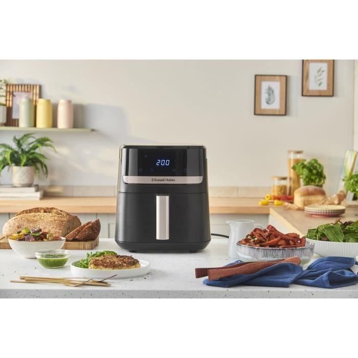 Freidora sin aceite RUSSELL HOBBS SatisFry 27620-56 - Capacidad de 5,5 L - 9 programas de cocción - 1500 W 2 Freidora sin aceite RUSSELL HOBBS SatisFry 27620-56 - Capacidad de 5,5 L - 9 programas de cocción - 1500 W 2