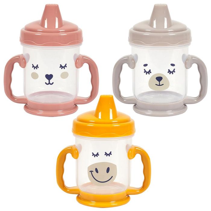 Tom et Zoe Vaso para Bebé con Asas, Válvula Anti-Fugas, Medidas en ml y oz, 210 ml 2