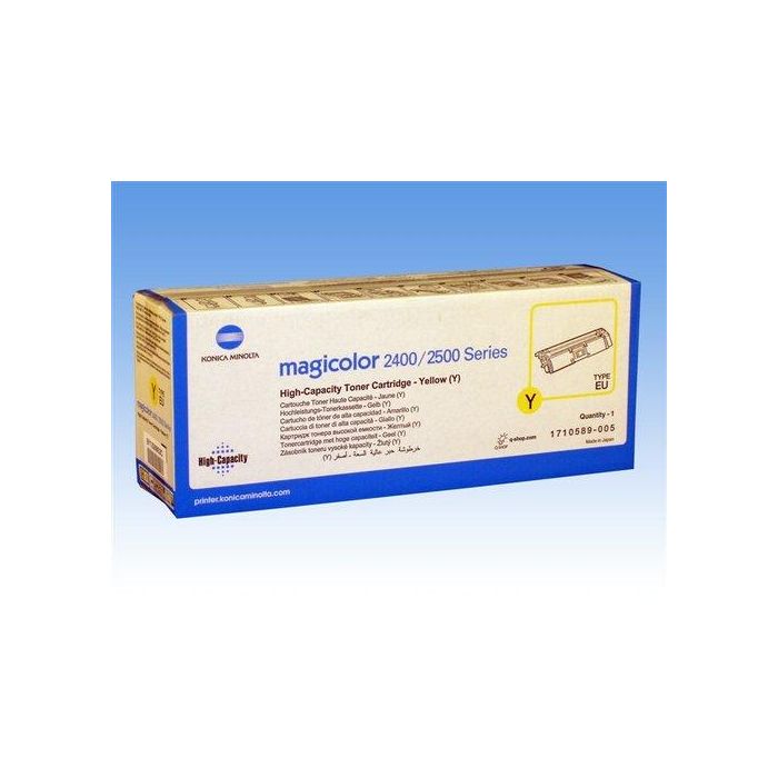 Toner Minolta Magic Color 2400W Amarillo Alta Capacidad (4.500 Páginas) Ref. A00W132