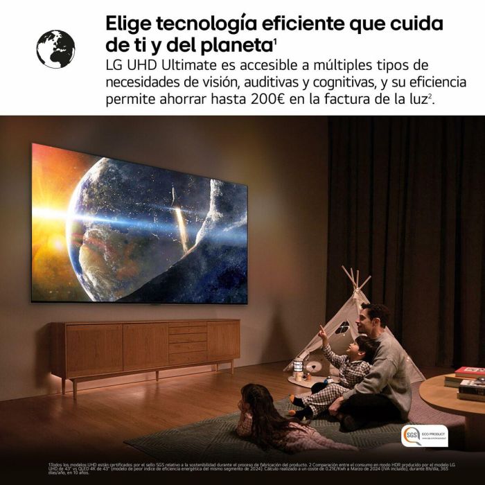 LG 86UA75006LA Televisor 86" 4K UHD Smart TV webOS HDR10 Pro Procesador Alpha 7 AI Gen8 60Hz Gaming VRR WiFi LED 4 LG 86UA75006LA Televisor 86" 4K UHD Smart TV webOS HDR10 Pro Procesador Alpha 7 AI Gen8 60Hz Gaming VRR WiFi LED 4