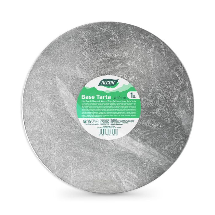 Algon Tabla para Tartas Redonda 40 cm (12 Unidades) Algon Tabla para Tartas Redonda 40 cm (12 Unidades)