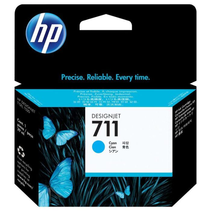 Hp Tinta Cian Designjet T120-T520 - Nº 711 Hp Tinta Cian Designjet T120-T520 - Nº 711