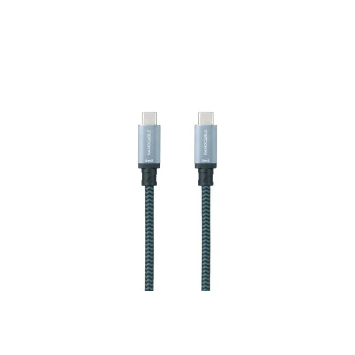 Cable USB-C 3.1 NANOCABLE 10.01.4102-COMB 2 m Negro/Gris (1 unidad) 0 Cable USB-C 3.1 NANOCABLE 10.01.4102-COMB 2 m Negro/Gris (1 unidad) 0
