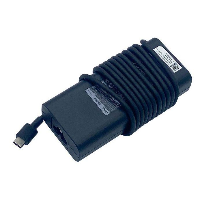 Dell AC Adapter, 65W, 19.5V, 3 Pin, Type C, C6 Power Cord Dell AC Adapter, 65W, 19.5V, 3 Pin, Type C, C6 Power Cord