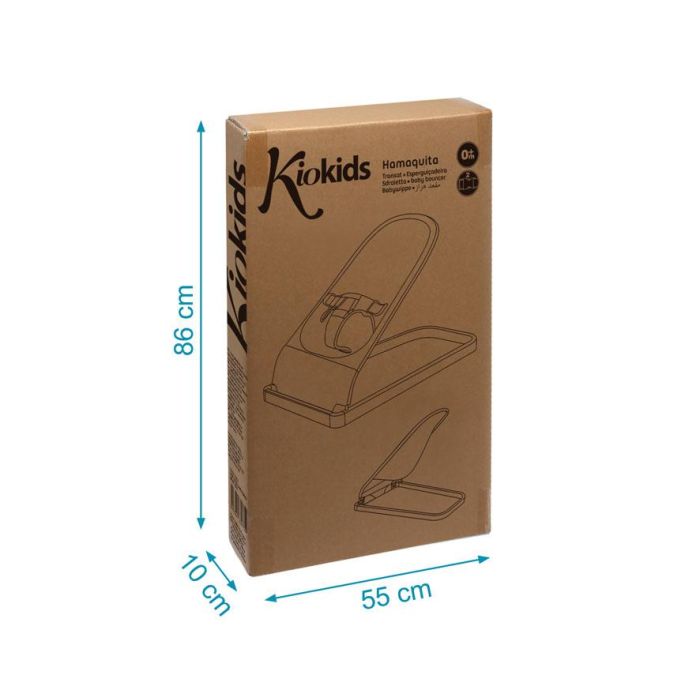 KioKids Hamaquita para Bebé Práctica y Segura, Ligera, Desenfundable y Lavable, Recién Nacidos +0 Meses, Gris Oscuro 4 KioKids Hamaquita para Bebé Práctica y Segura, Ligera, Desenfundable y Lavable, Recién Nacidos +0 Meses, Gris Oscuro 4