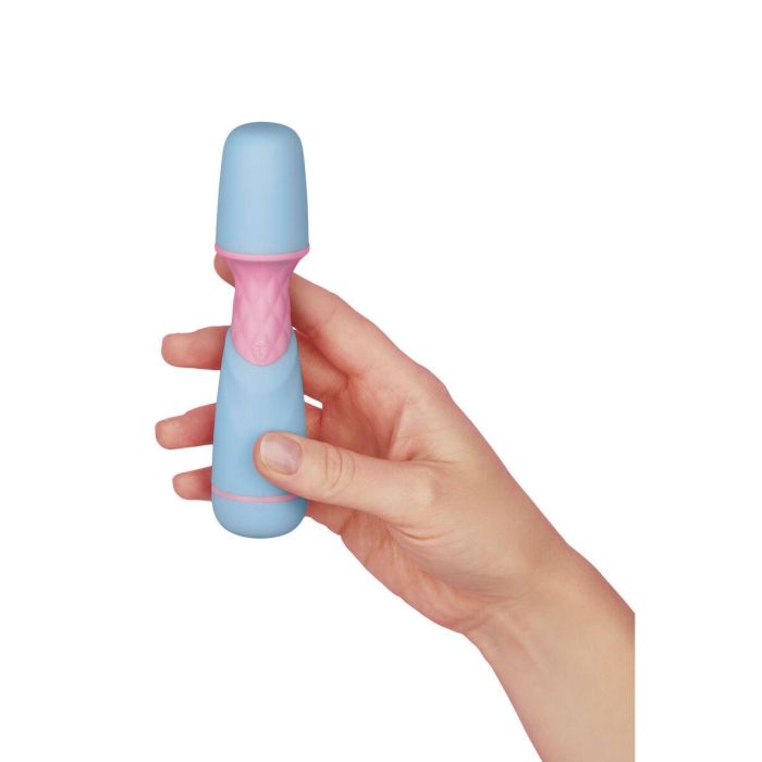 Mini Vibrador FemmeFunn Ffix Wand Azul 4 Mini Vibrador FemmeFunn Ffix Wand Azul 4