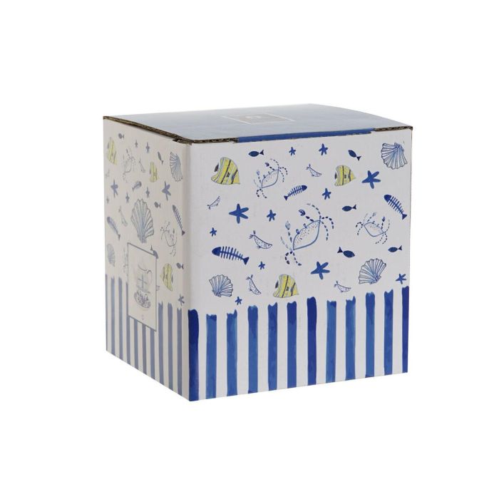 Tetera Atlantico DKD Home Decor Blanco Azul 13.5 x 14 x 16.5 cm Set de 3 1 Tetera Atlantico DKD Home Decor Blanco Azul 13.5 x 14 x 16.5 cm Set de 3 1