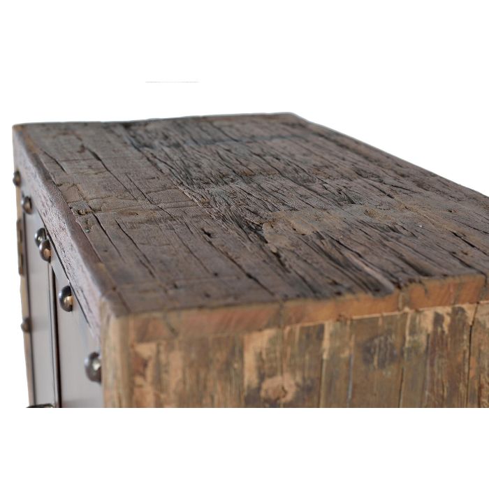 Giner y Colomer Aparador Madera Reciclada 120x75x40 cm Metal Oxidado