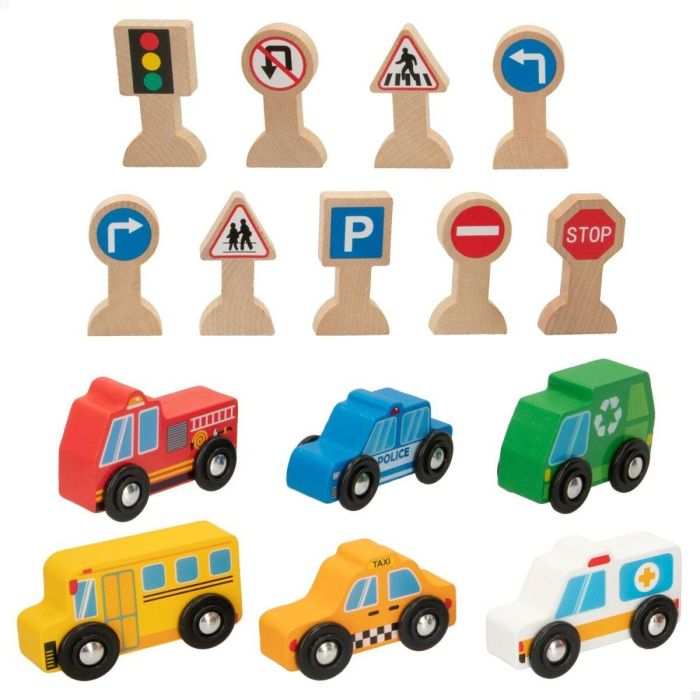 Playset de Vehículos Woomax 15 Piezas (6 Unidades) 1 Playset de Vehículos Woomax 15 Piezas (6 Unidades) 1