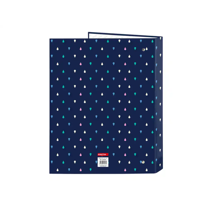 Safta Carpeta de Anillas Folio Mixtas Cartón Forrado 4/25 mm Benetton Drop 1