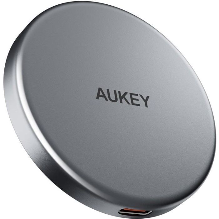 Aukey Ladeplatte MagFusion Aura Qi2 15W Wireless Negro 1