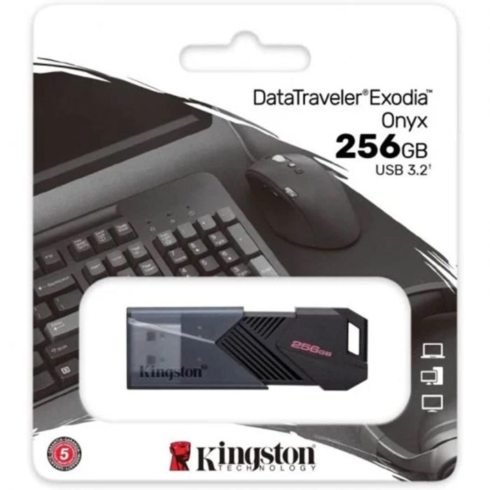 Kingston DTXON/256GB Pendrive 256GB DataTraveler Exodia Onyx USB 3.2 Gen 1 con capuchón móvil negro mate 2 Kingston DTXON/256GB Pendrive 256GB DataTraveler Exodia Onyx USB 3.2 Gen 1 con capuchón móvil negro mate 2
