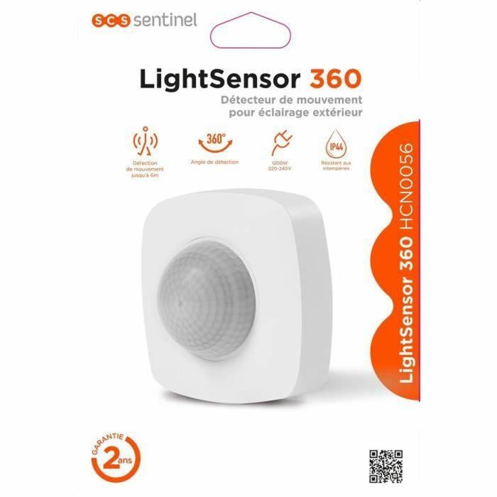 Detector de Movimiento SCS SENTINEL Lightsensor 360 Iluminación 220-240 V 1