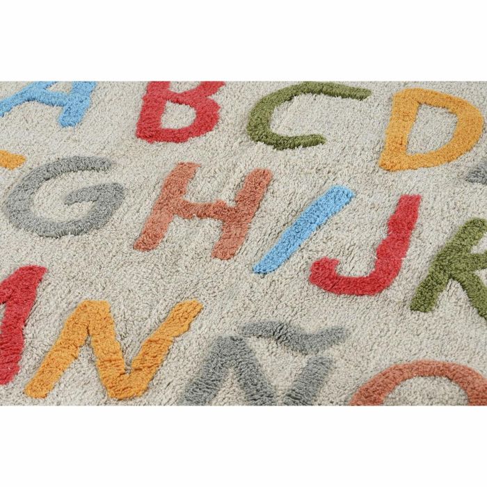 DKD Home Decor Alfombra Infantil Multicolor Blanco Algodón y Poliéster 150 x 100 cm 2 DKD Home Decor Alfombra Infantil Multicolor Blanco Algodón y Poliéster 150 x 100 cm 2