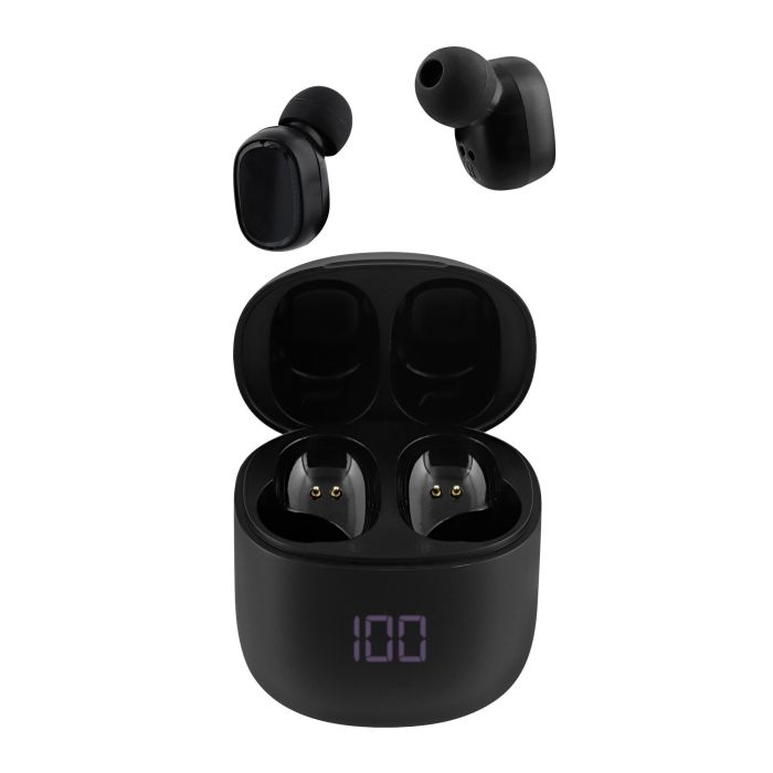 TNB ONYX - Auricular TWS con estuche e indicador de carga - negro TNB ONYX - Auricular TWS con estuche e indicador de carga - negro