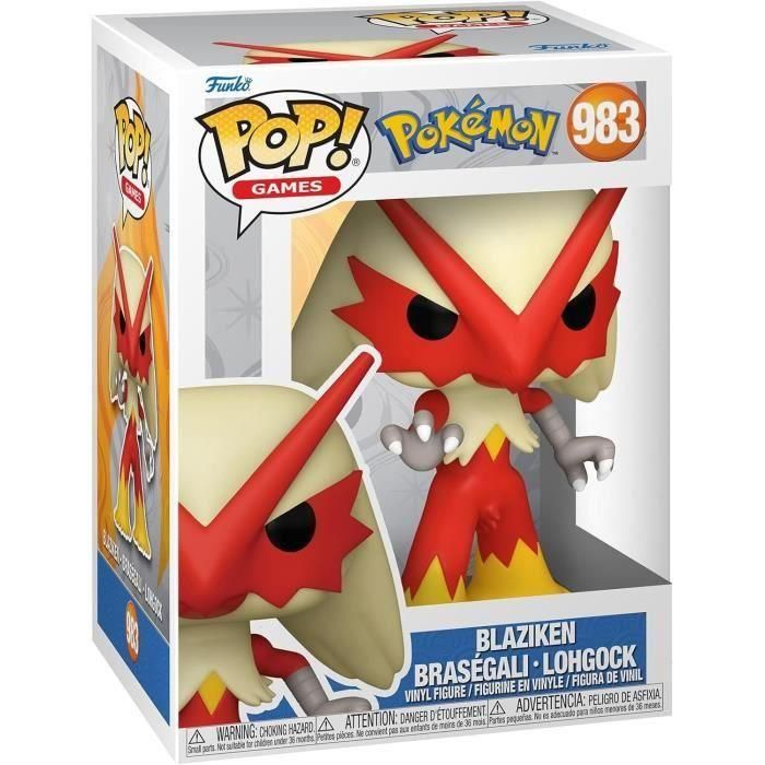Funko Pop! 75189 Figura Coleccionable de Blaziken, el Pokémon Tipo Fuego y Lucha, con una Altura de Aproximadamente 9 cm 0 Funko Pop! 75189 Figura Coleccionable de Blaziken, el Pokémon Tipo Fuego y Lucha, con una Altura de Aproximadamente 9 cm 0
