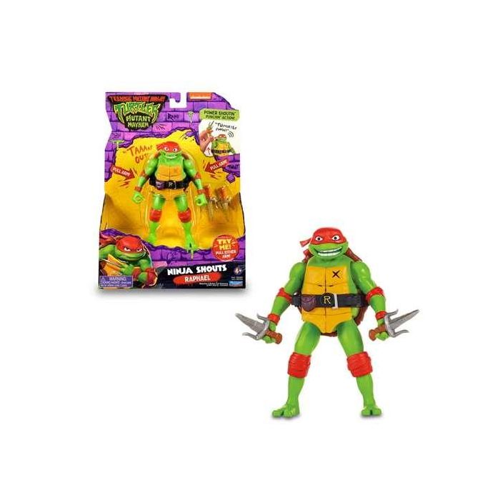 Famosa Figura Tortugas Ninja Deluxe Articulada con Sonidos y Accesorios 15cm Modelos Surtidos 6