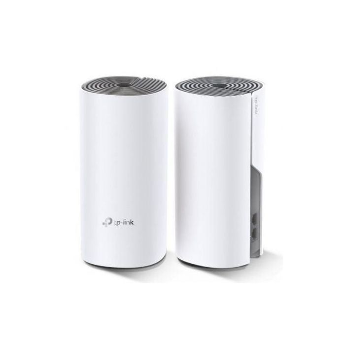 TP-LINK Deco E4 2-pack Router inalámbrico Doble banda (2.4 GHz / 5 GHz) Wi-Fi 5 (802.11ac) Ethernet rápido Blanco 1 TP-LINK Deco E4 2-pack Router inalámbrico Doble banda (2.4 GHz / 5 GHz) Wi-Fi 5 (802.11ac) Ethernet rápido Blanco 1