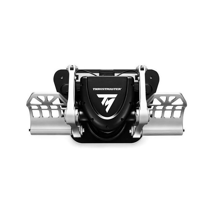 Thrustmaster TPR Rudder Pedales de Simulador de Vuelo para PC, Analógico, Alámbrico USB, Negro/Plata, Ref. TPR