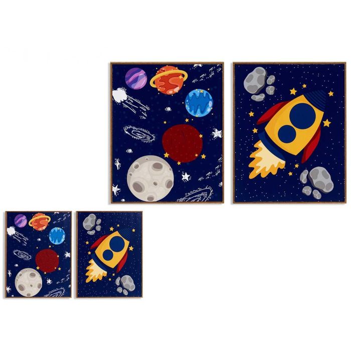 Cuadro Infantil Universo 40X50Cm Surtidos Giftdecor (2 Unidades) Cuadro Infantil Universo 40X50Cm Surtidos Giftdecor (2 Unidades)