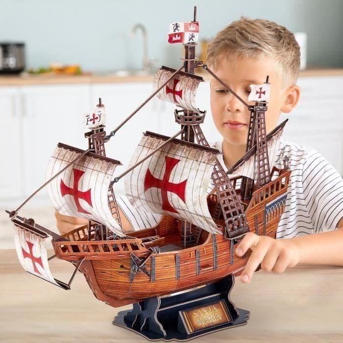 Puzzle 3D - Barco Santa María - Juego de construcción - EXPLORA - 204 piezas - A partir de 8 años 1 Puzzle 3D - Barco Santa María - Juego de construcción - EXPLORA - 204 piezas - A partir de 8 años 1