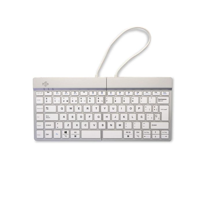 Teclado y Ratón R-Go RGOSBESWLWH Blanco Español QWERTY 1 Teclado y Ratón R-Go RGOSBESWLWH Blanco Español QWERTY 1