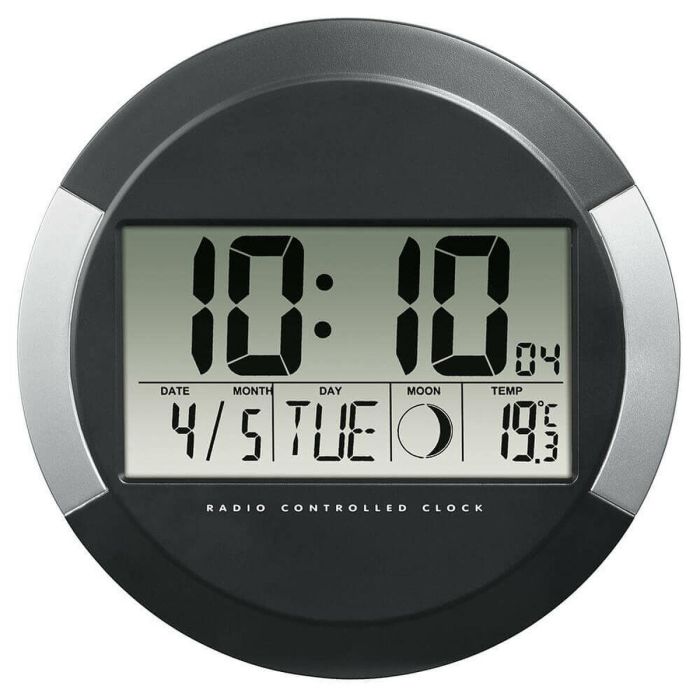 HAMA Reloj de Pared PP-245 Gris/Negro HAMA Reloj de Pared PP-245 Gris/Negro