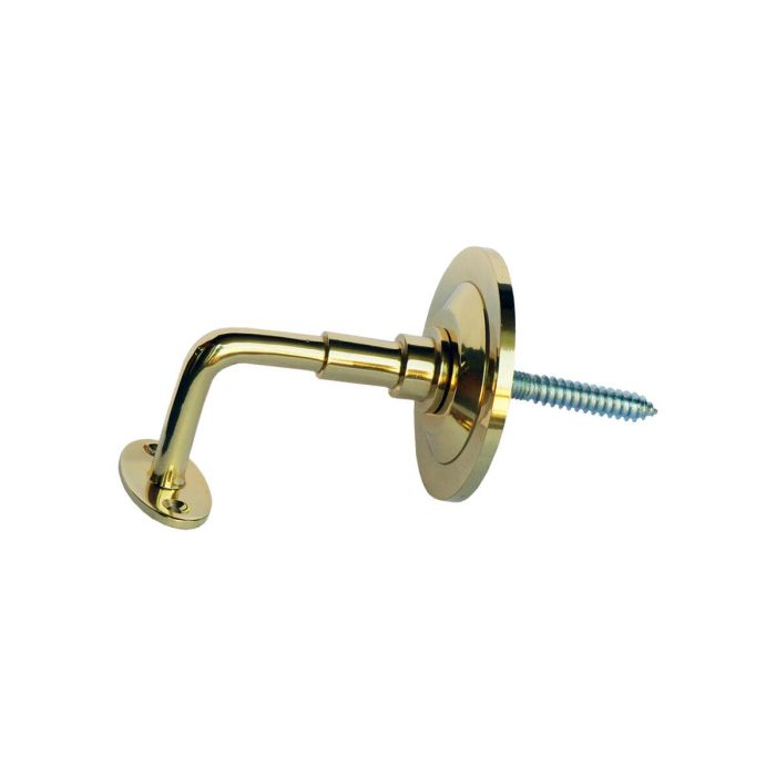 Soporte para Barandilla EDM 85579 Dorado Latón pulido Espiga Soporte para Barandilla EDM 85579 Dorado Latón pulido Espiga