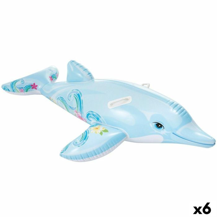 Figura Hinchable para Piscina Intex Delfín 175 x 38 x 66 cm (6 Unidades) 7 Figura Hinchable para Piscina Intex Delfín 175 x 38 x 66 cm (6 Unidades) 7