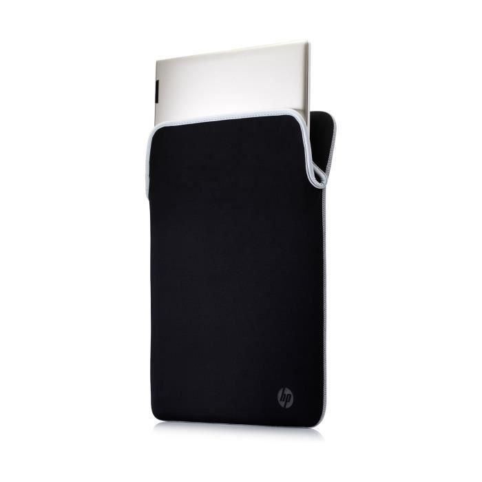 HP Funda Protectora Reversible para Portátil de 15.6 pulgadas, Fabricada en Neopreno Duradero Color Plata, Antigolpes y Arañazos 1 HP Funda Protectora Reversible para Portátil de 15.6 pulgadas, Fabricada en Neopreno Duradero Color Plata, Antigolpes y Arañazos 1