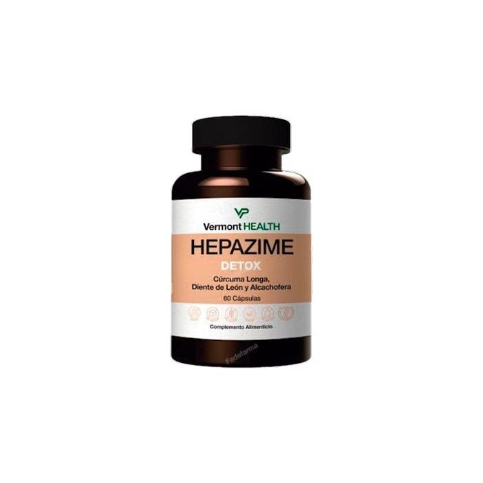VERMONT HEALTH Hepazime 60 Cápsulas con Alcachofera para Mantenimiento Hepático