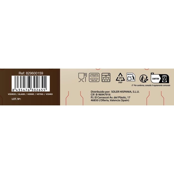 Set 2 Tazas Café con Leche 21Cl Lima Lineal - Inde (36 Cajas) 4 Set 2 Tazas Café con Leche 21Cl Lima Lineal - Inde (36 Cajas) 4