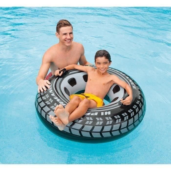 Boya de neumático inflable INTEX con agarres 1