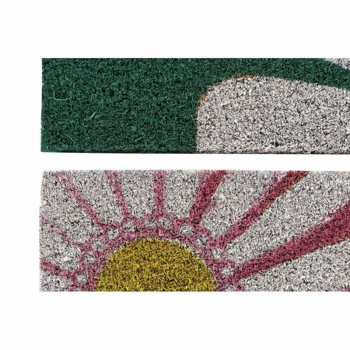 Felpudo Basicos DKD Home Decor Verde Menta Rosa 40 x 0.5 x 60 cm (2 Unidades) 2 Felpudo Basicos DKD Home Decor Verde Menta Rosa 40 x 0.5 x 60 cm (2 Unidades) 2