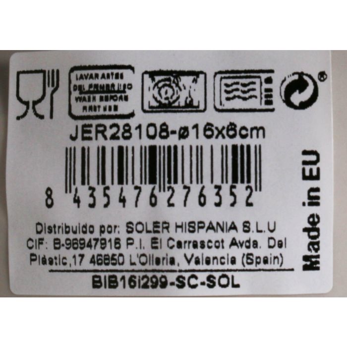 Bol Jerica Iberica Brillo 16 cm - La Mediterranea (24 Unidades) 2 Bol Jerica Iberica Brillo 16 cm - La Mediterranea (24 Unidades) 2