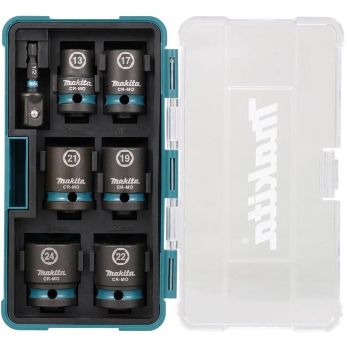Makita Schlagnuss-Set 7tlg 1/2Im.Blk 1 Makita Schlagnuss-Set 7tlg 1/2Im.Blk 1