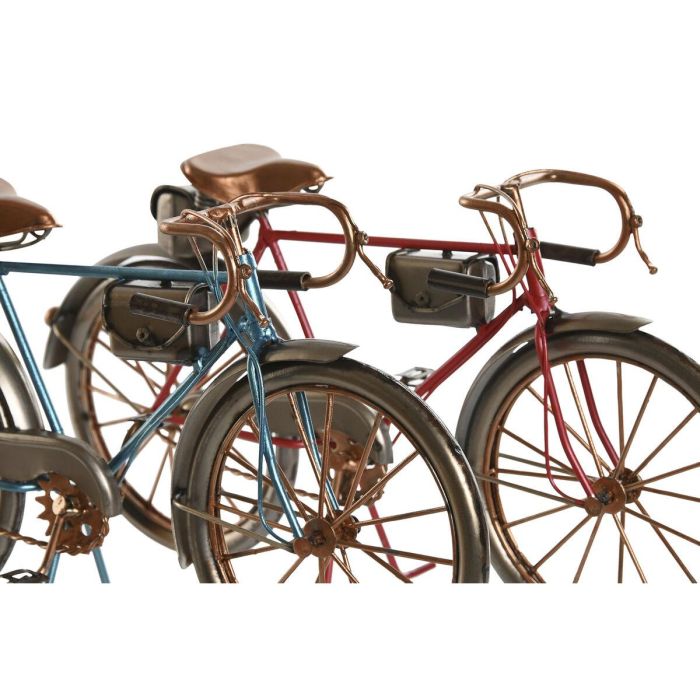 Figura Decorativa Home ESPRIT Azul Rojo Bronce Vintage 28 x 6 x 15 cm (2 Unidades) 2 Figura Decorativa Home ESPRIT Azul Rojo Bronce Vintage 28 x 6 x 15 cm (2 Unidades) 2