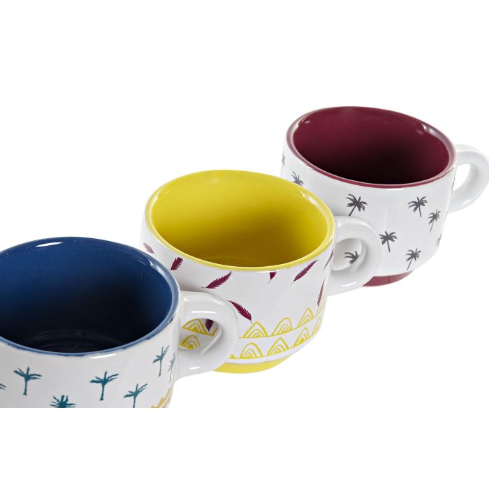 DKD Home Decor Tazas de Café Gres Colonial Africa Turquesa Azul 90 ml, Set de 6 Piezas Apto Microondas y Lavavajillas 2 DKD Home Decor Tazas de Café Gres Colonial Africa Turquesa Azul 90 ml, Set de 6 Piezas Apto Microondas y Lavavajillas 2