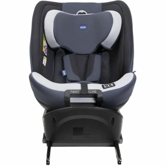 Chicco CHI8058664181124 Silla de coche Everone Grupo 0/1/2/3 I-Size Giratoria Reclinable Reductora Plateada 1